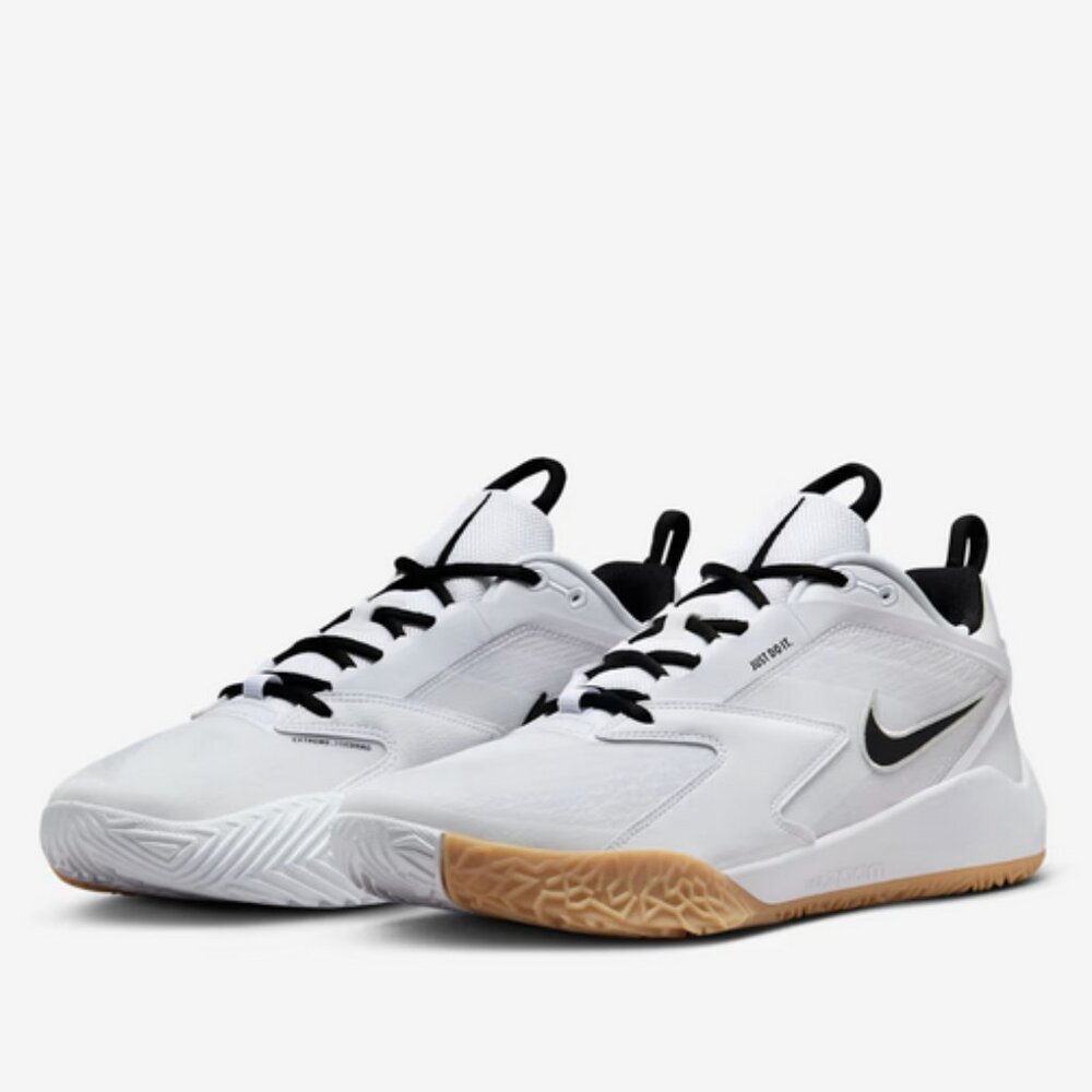 Nike Hyperace 3 White/Black Volleyball Shoes - Women's size 7.5